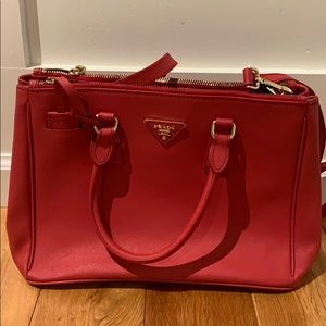 Prada Red Saffiano Tote (REPOSH)